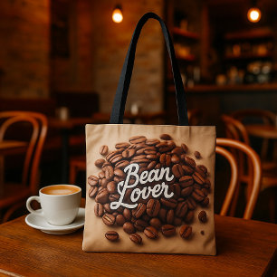 Tote Bag Haricots Amour Café Beans Esthétique