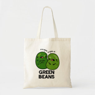 Tote Bag Haricots verts amusant Jalous Bean Pun