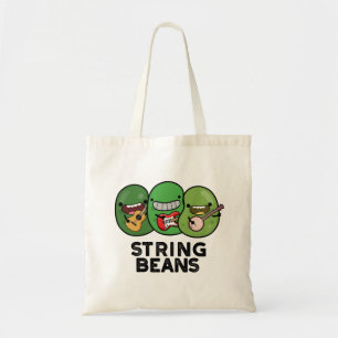 Tote Bag Haricots Verts Jeu de Mots sur les Légumes Drôle