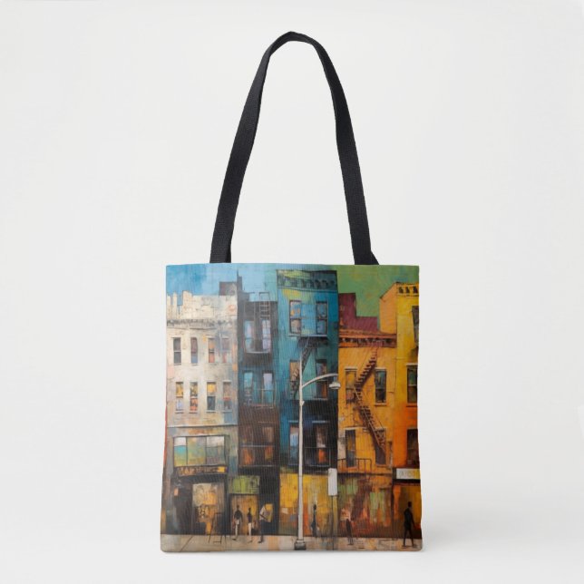 Tote Bag Harlem peinture Abstraite (Devant)