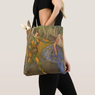 Tote Bag Harlequin et Columbine par Edgar Degas Art ancien