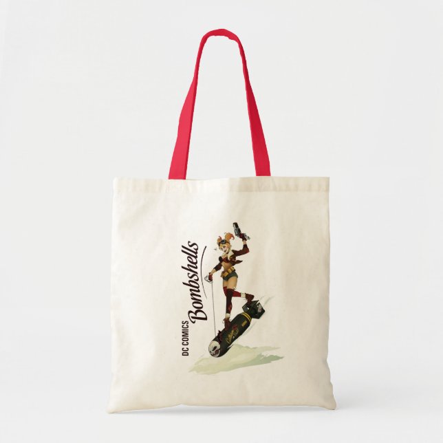 Tote Bag Harley Quinn Bombshells Pinup (Devant)