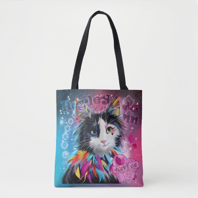 Tote Bag Harley Quinn le chat (Devant)