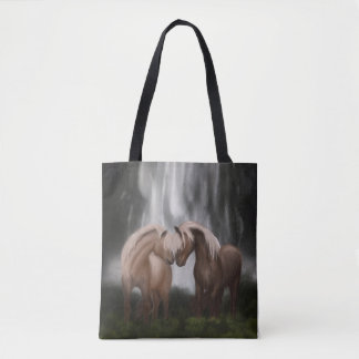 Tote Bag Harmonie des chevaux : Sérénité islandaise