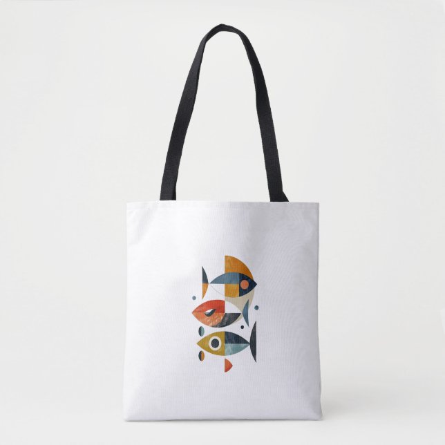 Tote Bag Harmonie Géométrique (Devant)