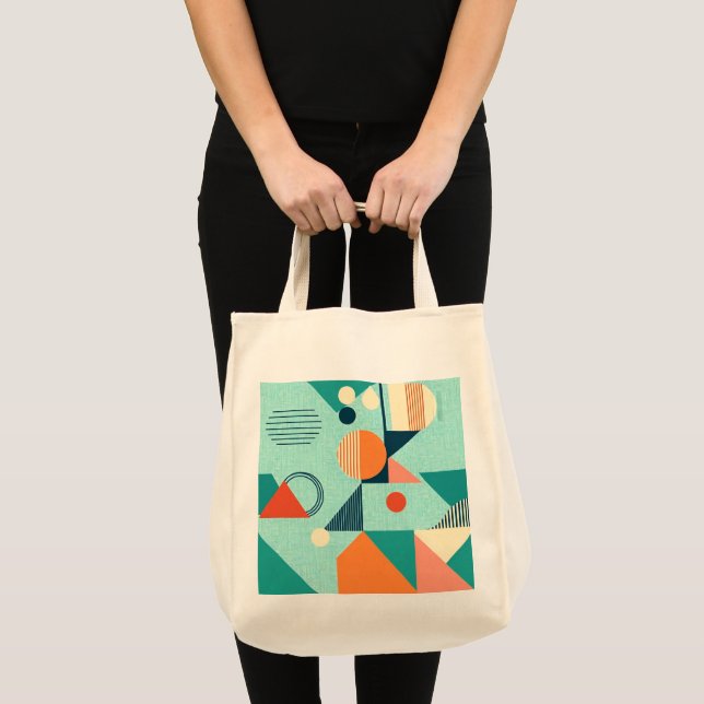 Tote Bag Harmonie géométrique Fourre-tout (Devant (produit))