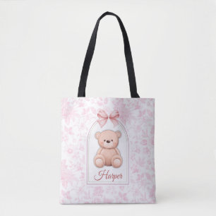 Tote Bag Harper   Conception personnalisée d'ours en peluch