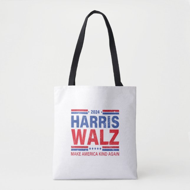 Tote Bag Harris Walz 2024 Rendre l'Amérique (Devant)