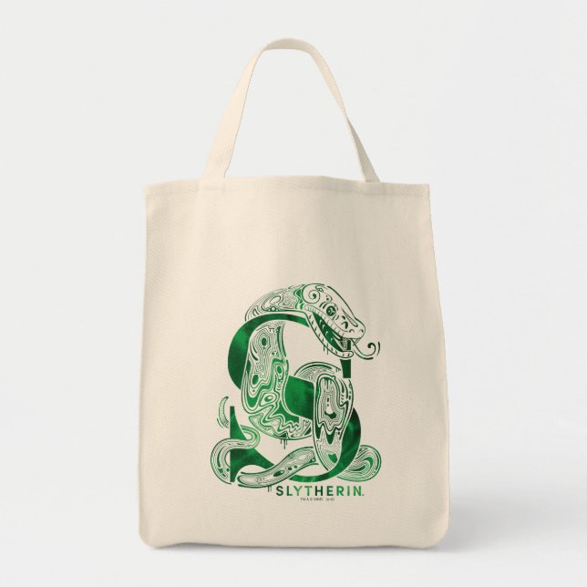Tote Bag Harry Potter | Aguamenti SLYTHERIN™ Graphique (Devant)