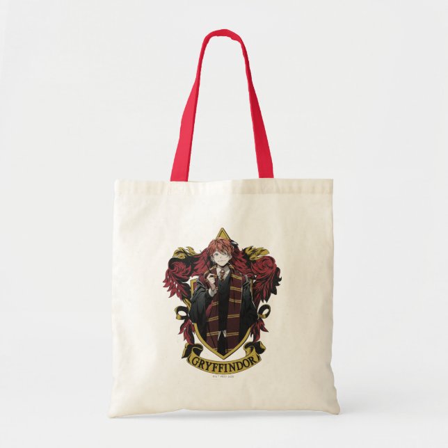 Tote Bag HARRY POTTER™ | Anime Ron Weasley Blason de la Mai (Devant)