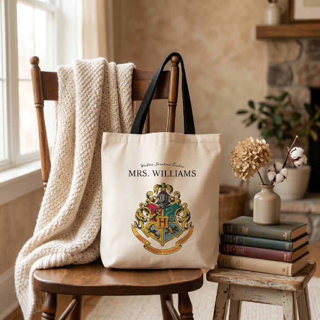 Tote Bag Harry Potter | Armoiries de Poudlard Enseignant Pe (Créateur téléchargé)