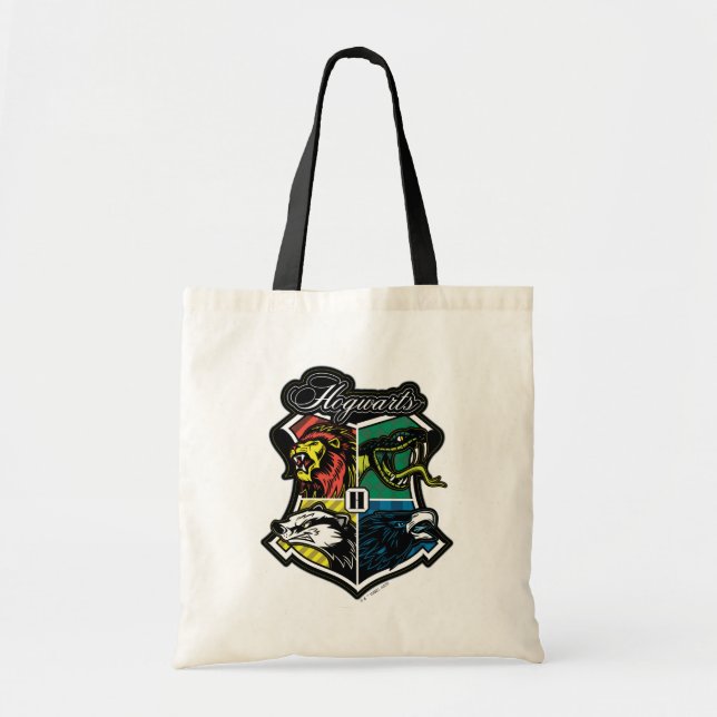 Tote Bag HARRY POTTER™ | Badge sportif HOGWARTS™ (Devant)