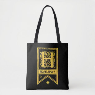 Tote Bag Harry Potter   Bannière Monogramme Hufflepuff