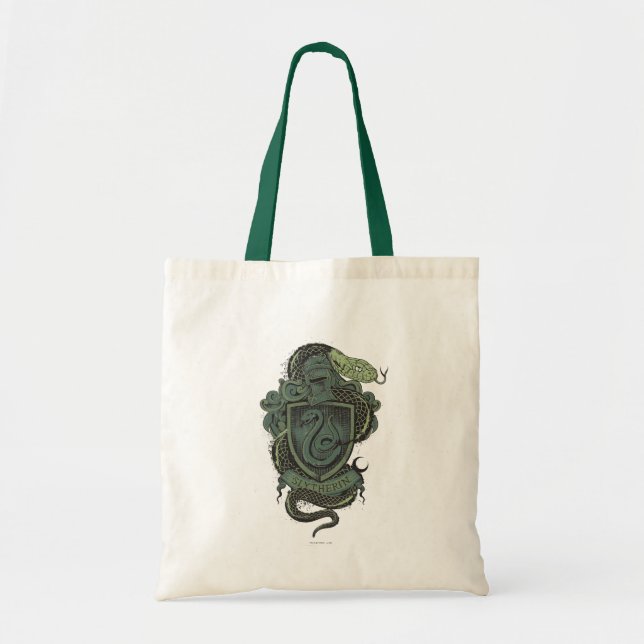 Tote Bag Harry Potter  | Blason de Serpentard (Devant)