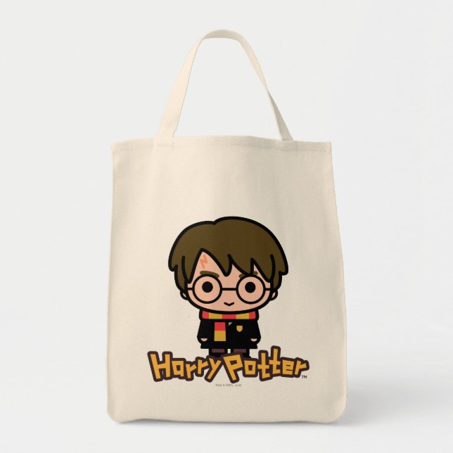 Tote Bag Harry Potter Cartoon Caractère Art (Devant)