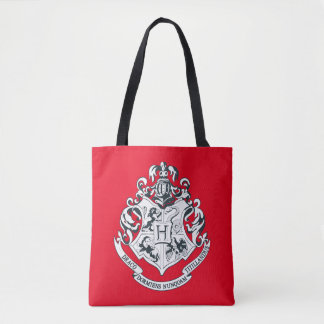 Tote Bag Harry Potter | Cimier de Poudlard - noir et blanc