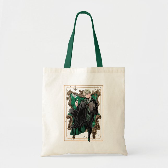 Tote Bag HARRY POTTER™ | Draco Malfoy assis en anime (Devant)