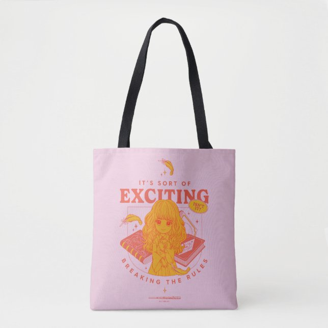 Tote Bag HARRY POTTER™ | Hermione Granger C'est excitant (Devant)