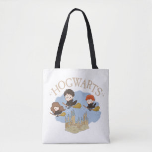 Tote Bag HARRY POTTER™, Hermione & Ron Fly Over HOGWARTS™