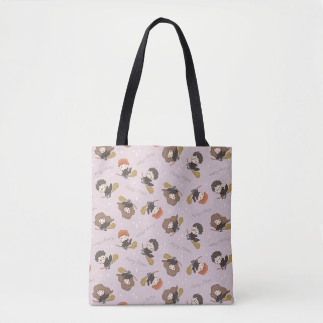 Tote Bag HARRY POTTER™, Hermione & Ron Flying Motif (Devant)