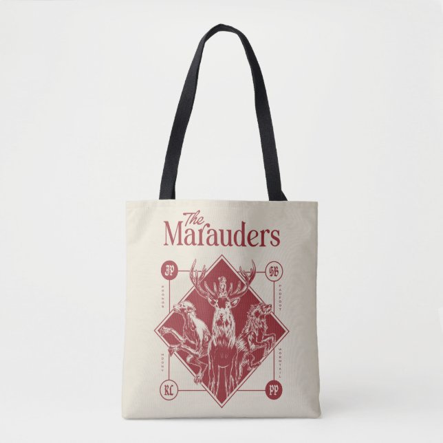 Tote Bag HARRY POTTER™ Les Marauders Animagus Graphique (Devant)