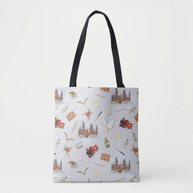 Tote Bag Harry Potter | Motif Hogwarts Baby Shower (Devant)
