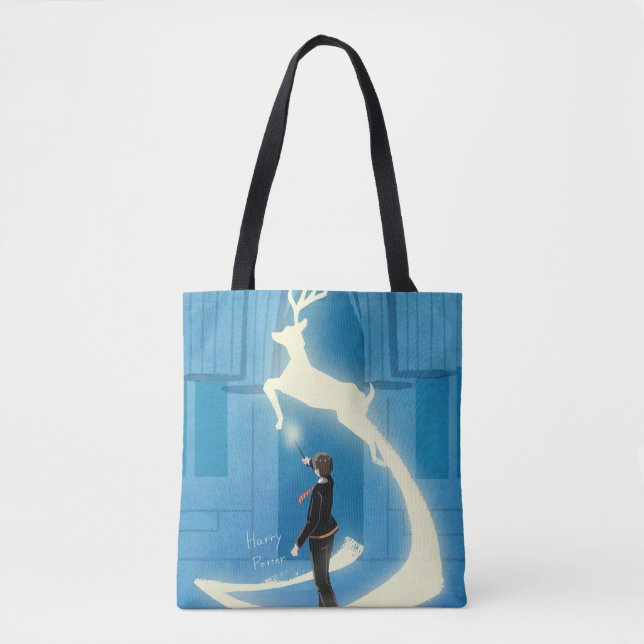 Tote Bag HARRY POTTER™ Peinture de Patronus (Devant)