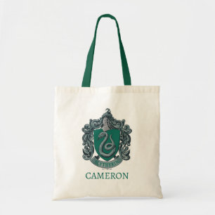 Tote Bag Harry Potter   Slytherin Crest Vert Grand Fourre-t