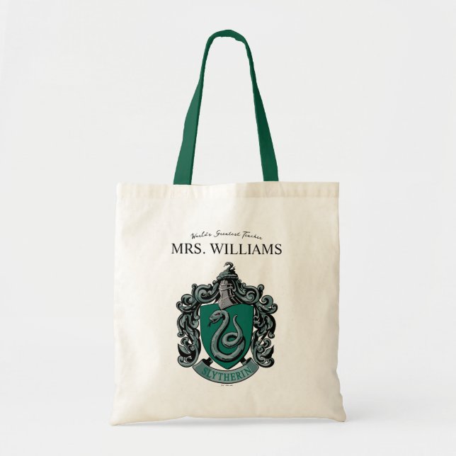 Tote Bag Harry Potter | Slytherin enseignant personnalisé (Devant)