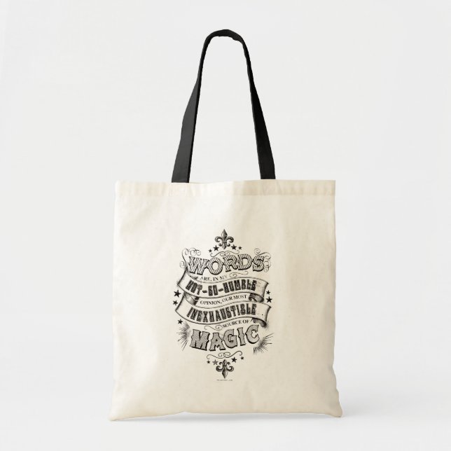 Tote Bag Harry Potter Sortilège | Les Mots Sont Notre Resso (Devant)