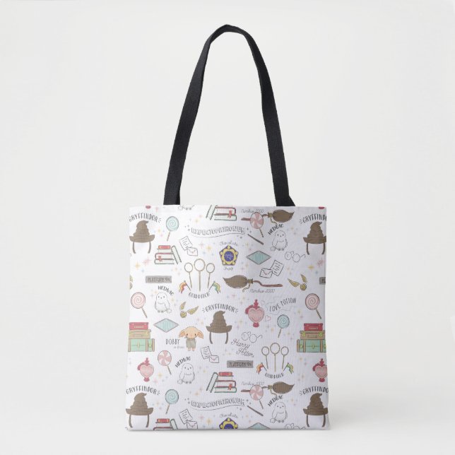Tote Bag HARRY POTTER™ Tiny Magic Pattern (Devant)