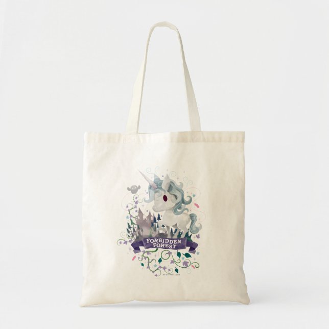 Tote Bag Harry Potter | Unicorne Graphique Forêt Interdite (Devant)