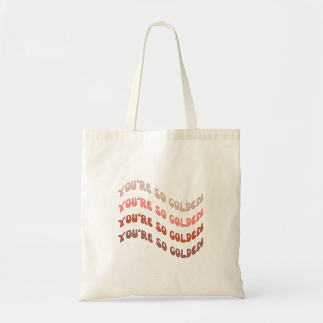 Tote Bag Harry styles Golden (Devant)
