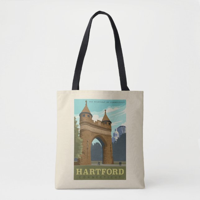 Tote Bag Hartford, CT (Devant)