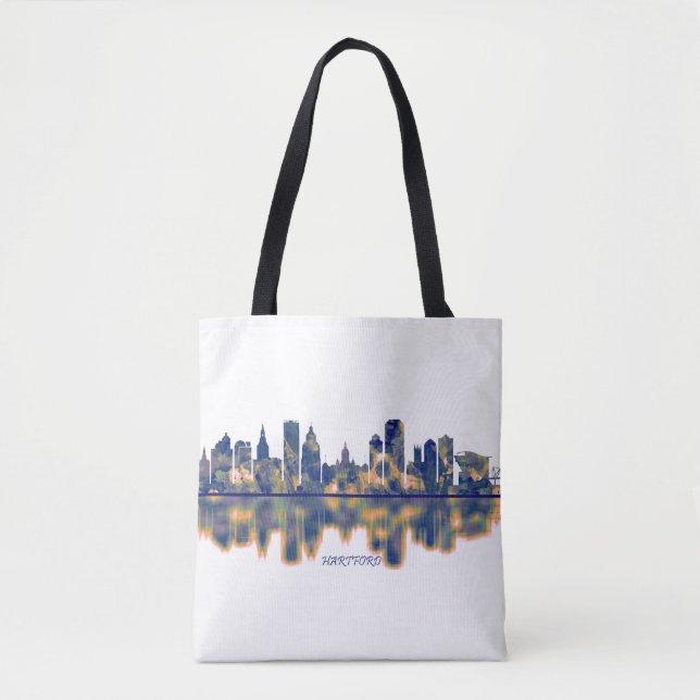 Tote Bag Hartford Skyline (Devant)