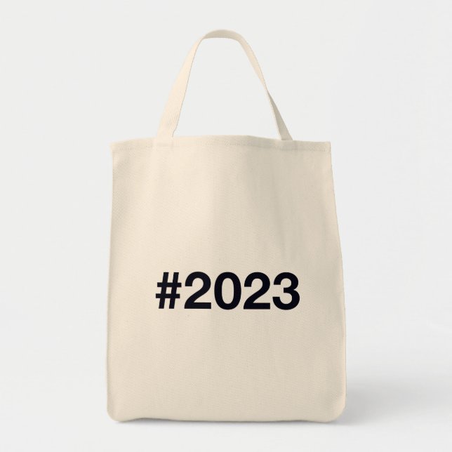 Tote Bag Hashtag 2023 (Devant)