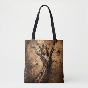 Tote Bag “Hathoria” – Portrait d'une femme dans la nature