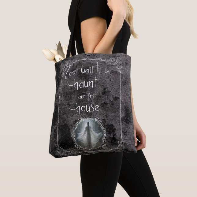 Tote Bag Haunt Notre Première Maison (De près)