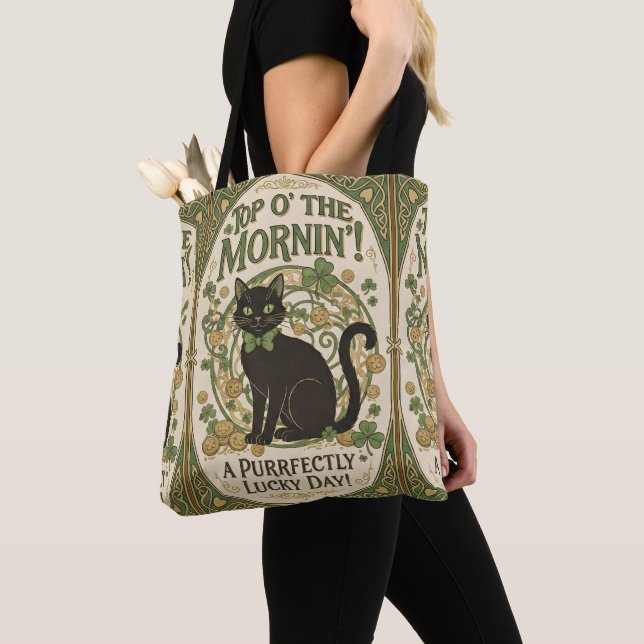 Tote Bag Haut les Matins - Fête de la Saint-Patrick (De près)