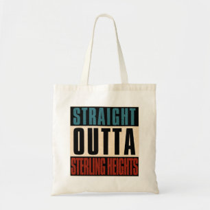 Tote Bag Hauteur droite de Sterling Michigan MI