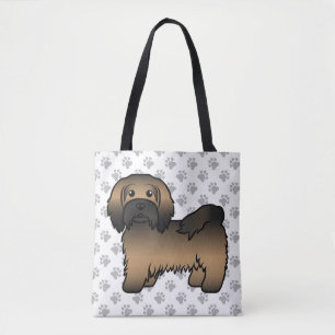 Tote Bag Havanais bringé Chien de dessin animé mignon & Pat