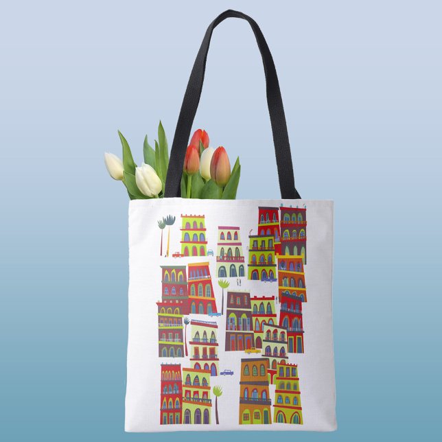Tote Bag Havane Cuba (Havana Cuba art tote bag)