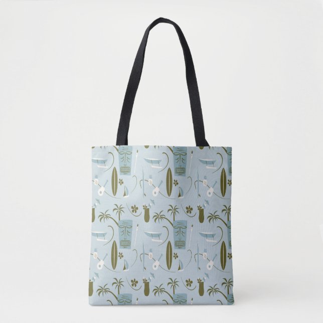 Tote Bag Hawaii Vintage Hawaii Blue (Devant)