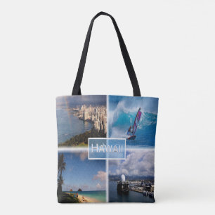 Tote Bag Hawaii - Vue Honolulu - La Perouse - Lanikai