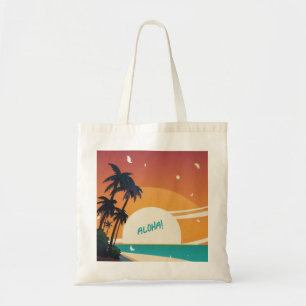 Tote Bag Hawaiian/Aloha/Tropical/plage