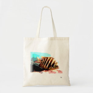 Tote Bag Hawaiin Striped Fish Beach Fourre-tout