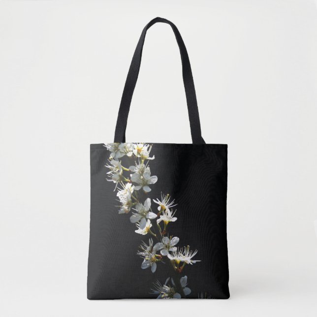 Tote Bag Hawthorn Flowers stcna (Devant)