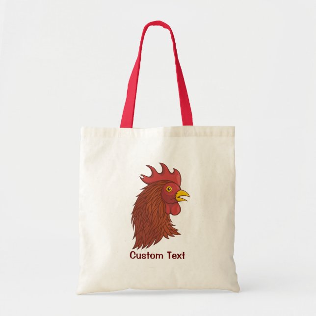 Tote Bag Head des Rooster (Devant)