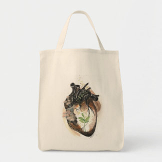 Tote Bag Heart Grocery Fourre-tout