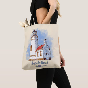 Tote Bag Heceta Head Phare Aquarelle - Oregon